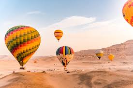 Hot Air Balloon Ride In Luxor.